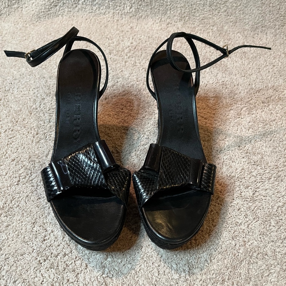 BURBERRY Wedge Sandals